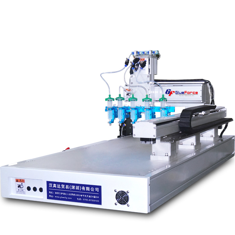 固科/Glueforce定制l非标四头针筒点胶机TZ-DJ1000-汉高达